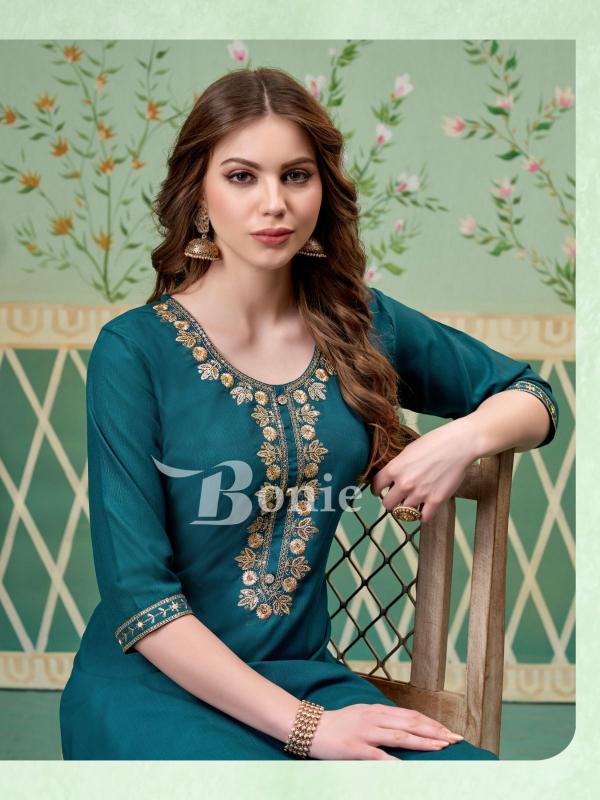 Bonie Victoria Vol 2 Silk Sequence Work Fancy Kurti